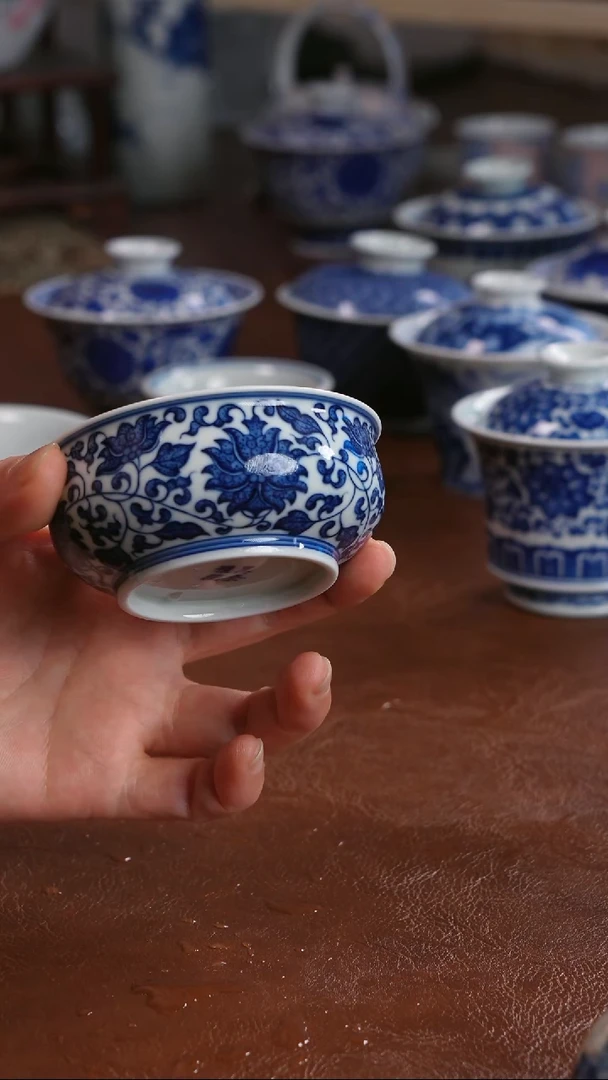 景德镇高端茶器J*1景德镇纯手工手绘高端茶器