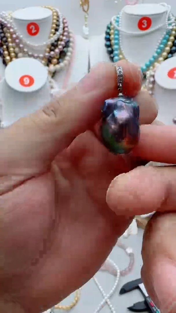 淡水珍珠未镶嵌颈饰1