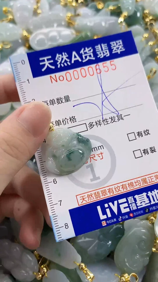 颈饰未镶嵌翡翠天然A货翡翠
