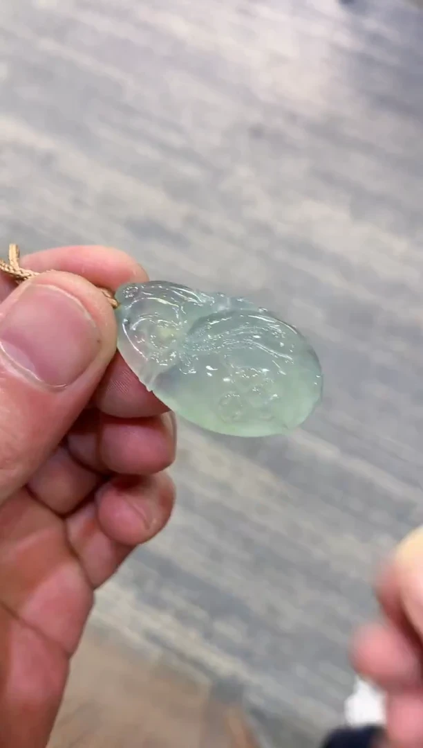 颈饰未镶嵌翡翠天然A货翡翠