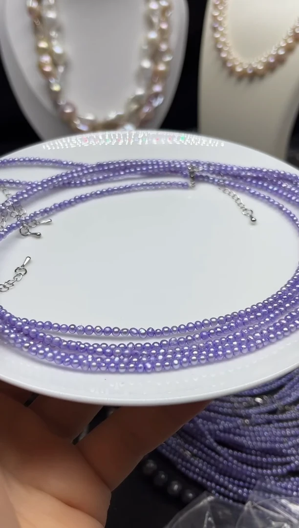 淡水珍珠未镶嵌颈饰多人