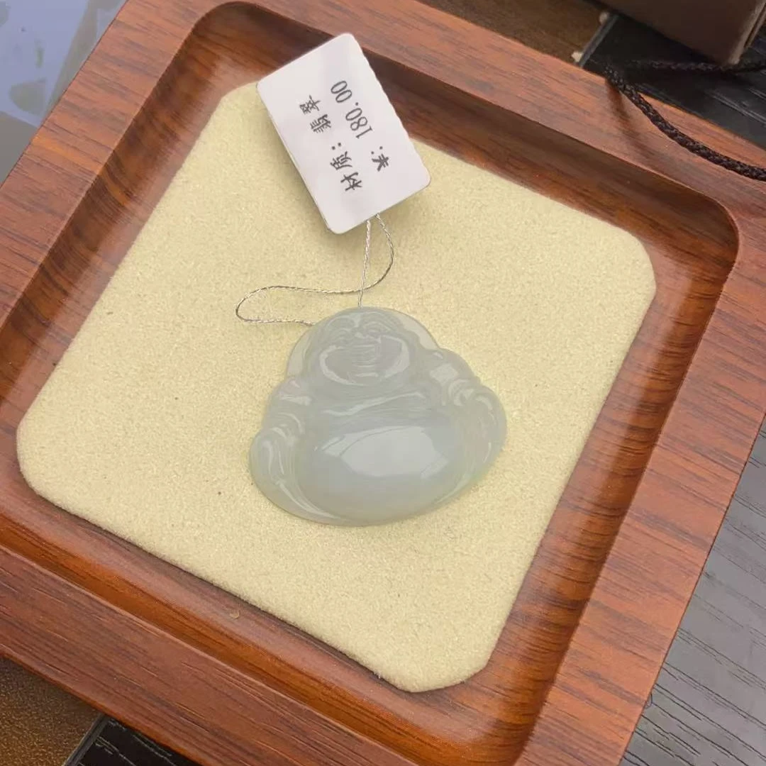 天然缅甸翡翠佛公