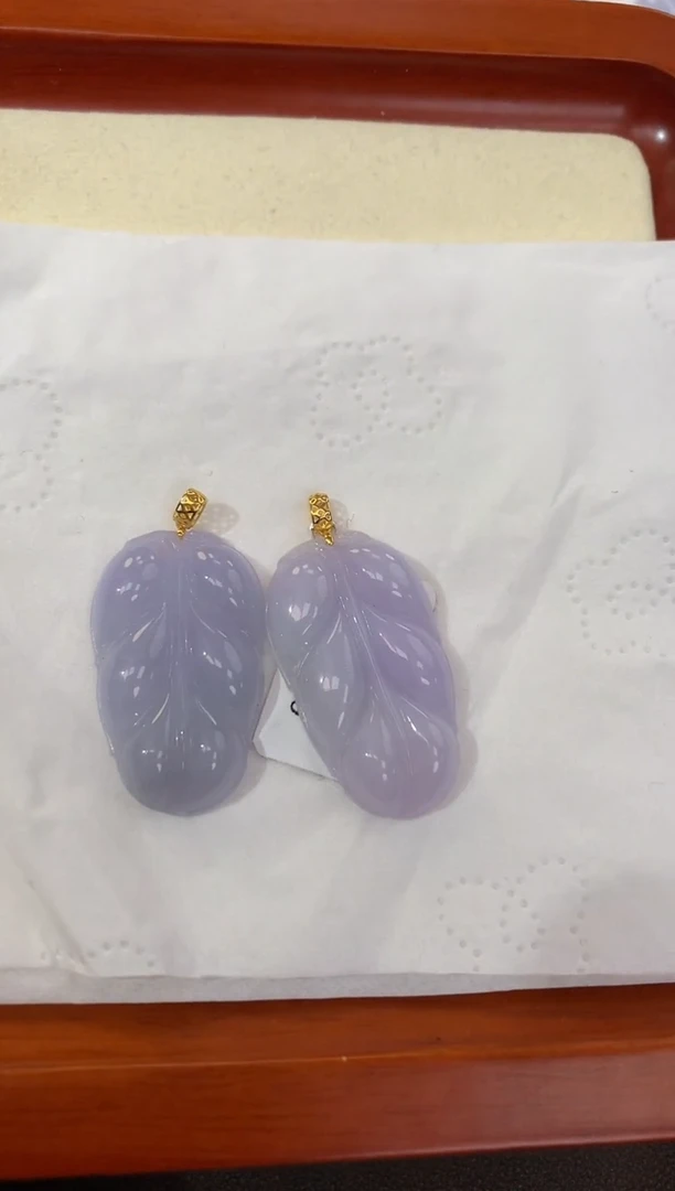 【闪购商品】翡翠颈饰18K金镶嵌天然缅甸a货翡翠(多样性发其一)