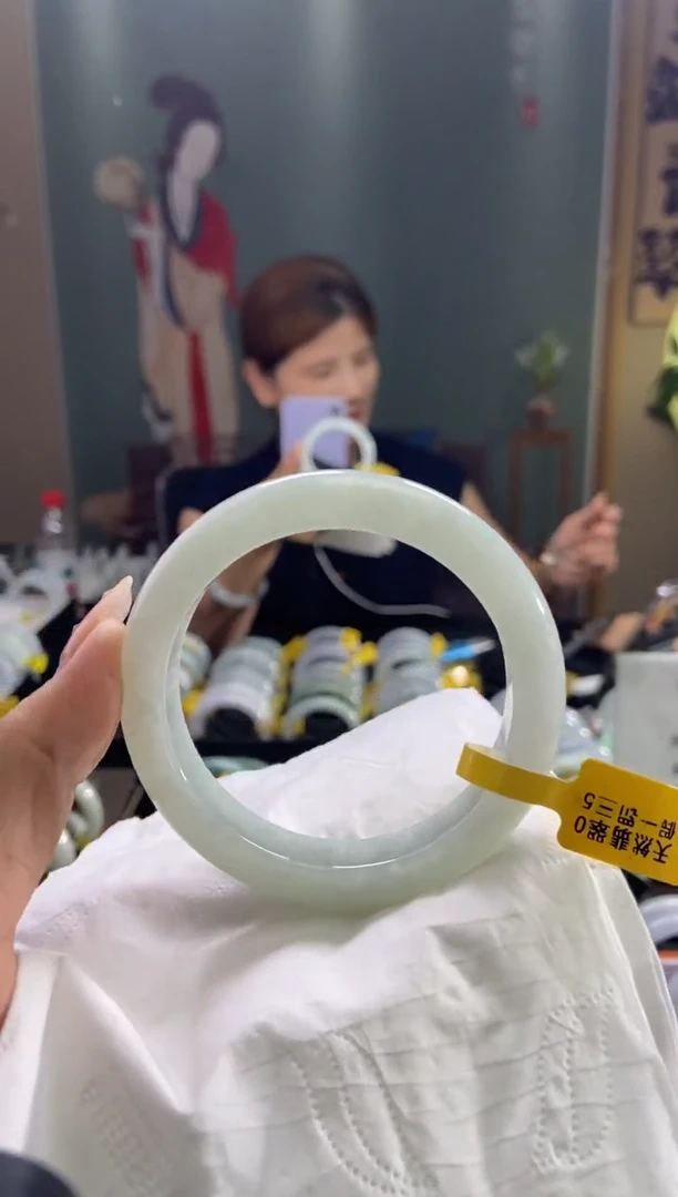未镶嵌手镯翡翠圈口x55-56