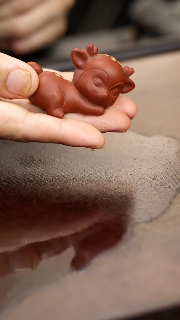 紫砂茶宠紫砂 小鹿