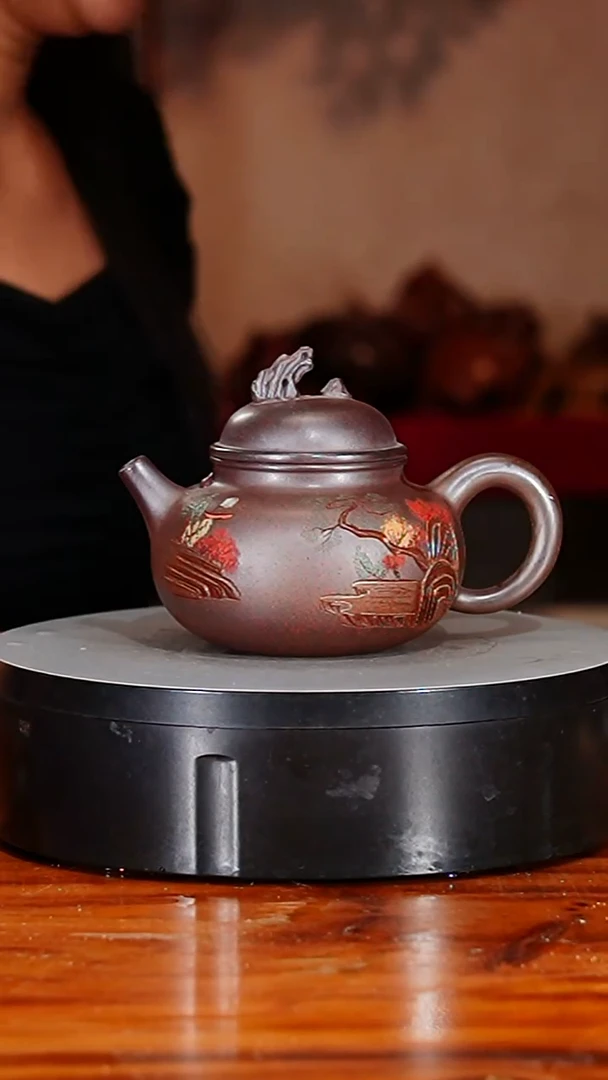 宜兴原矿紫砂壶茶壶350C