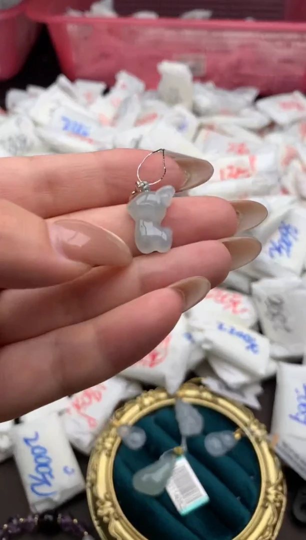 【闪购商品】翡翠挂件银S925镶嵌 一