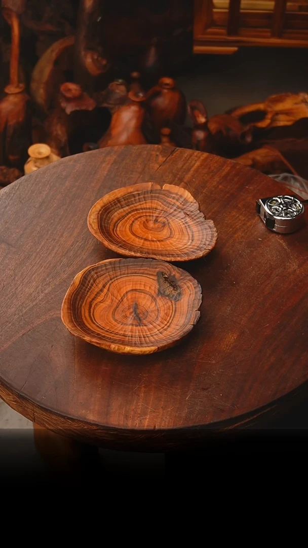 老叶木作作品鬼柳碗