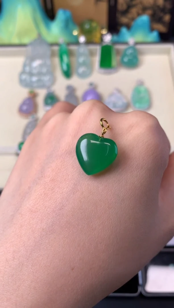 银S925镶嵌吊坠(不含链)玛瑙/玉髓吊坠