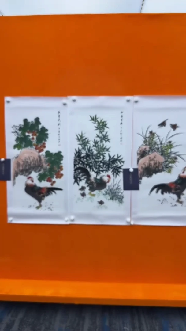 【闪购商品】国画胡宏源 《大公鸡系列》绘画