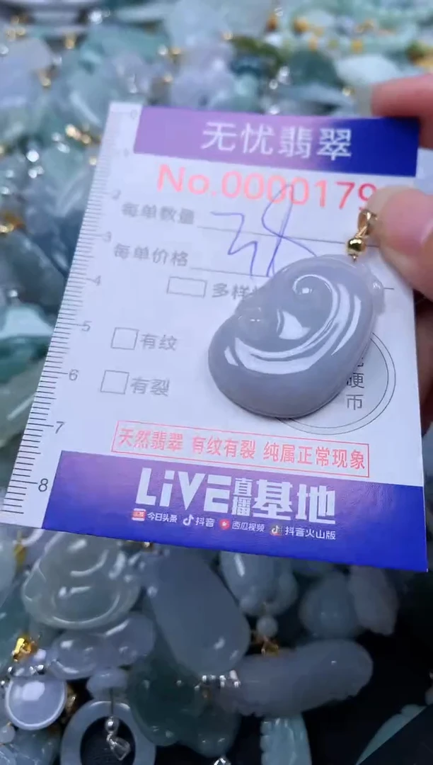 翡翠未镶嵌吊坠(不含链)179