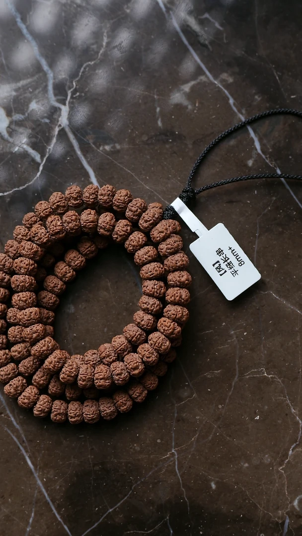 金刚菩提手串风系列 平细长串 8+