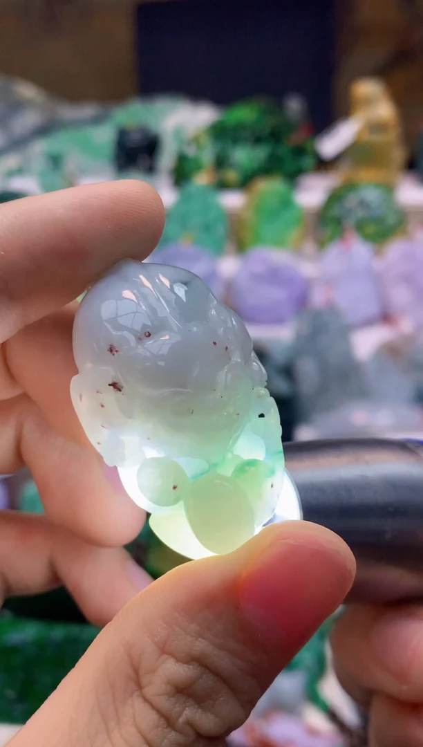颈饰未镶嵌翡翠天然A货翡翠
