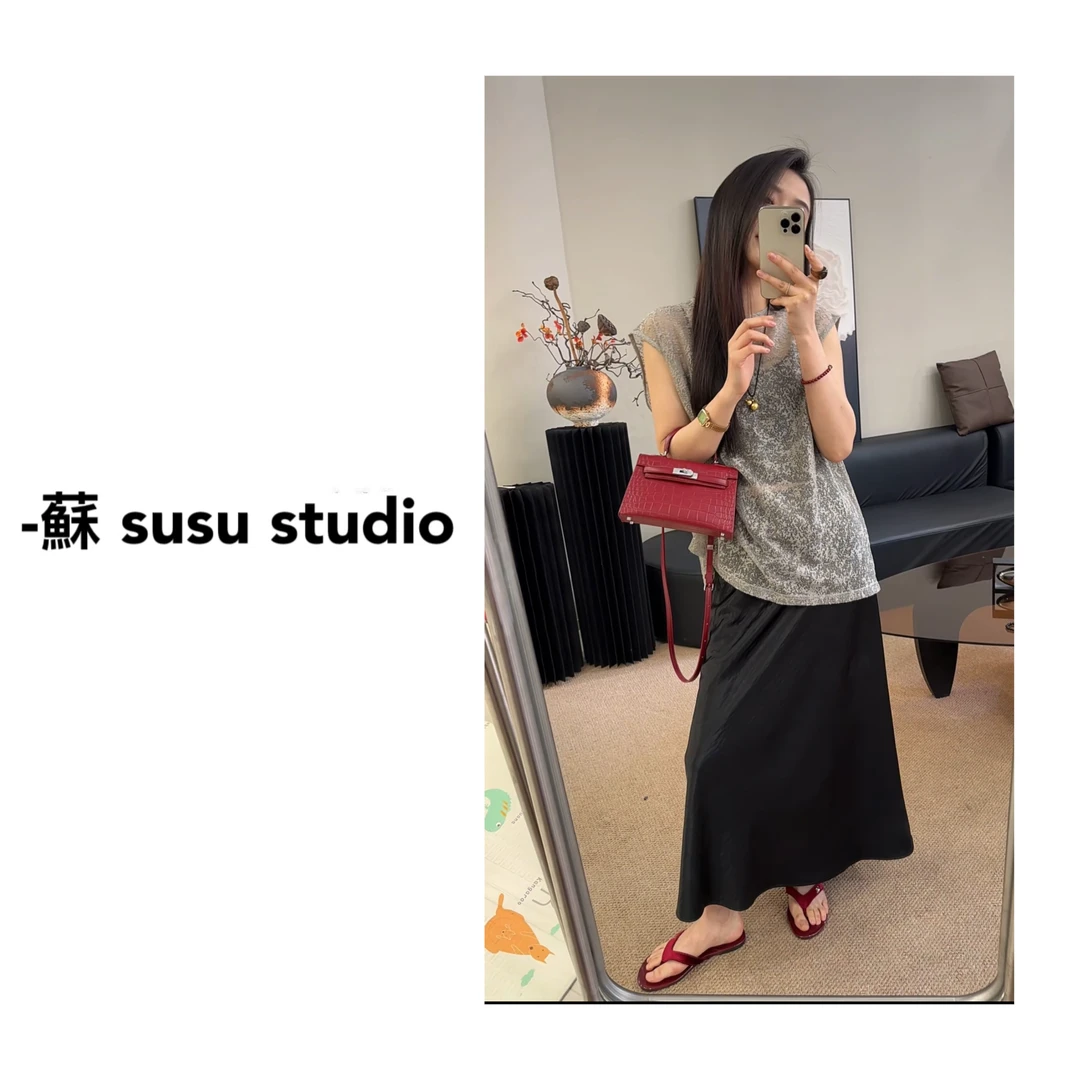 2550薄款设计感宽松休闲飞袖蕾丝小衫