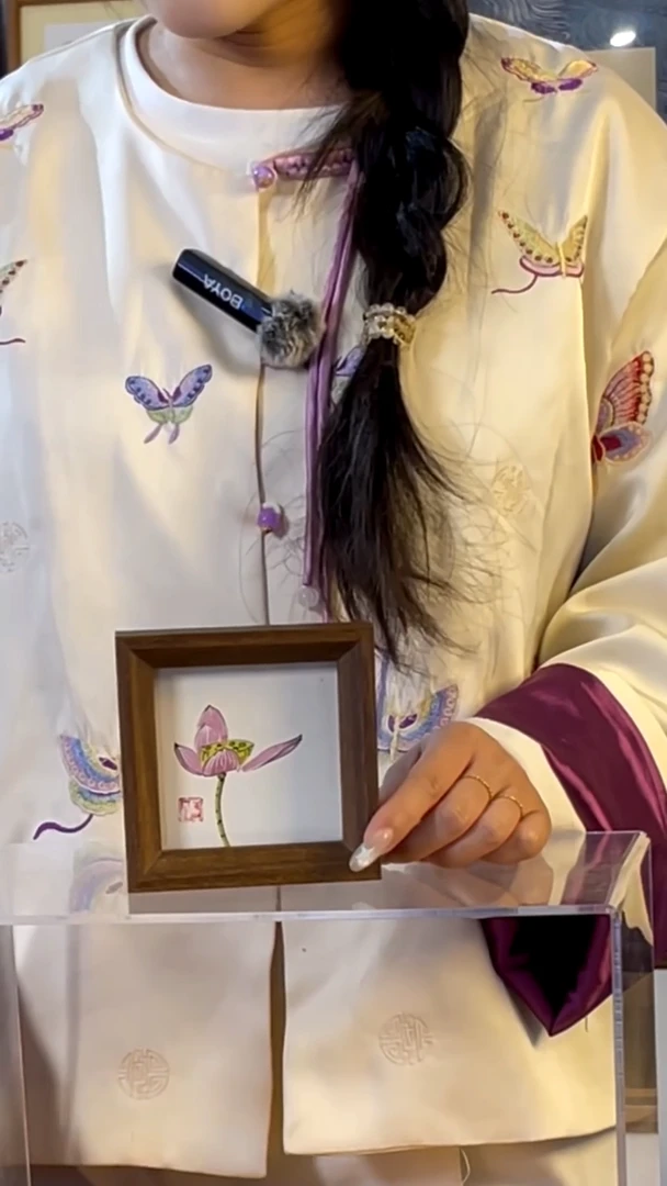 【闪购商品】书法【荷花】和和美美11*11