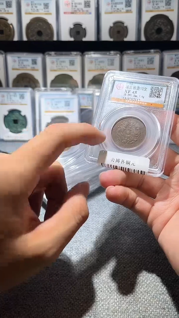 铜A606龙公博各铜元XF45湖北10文