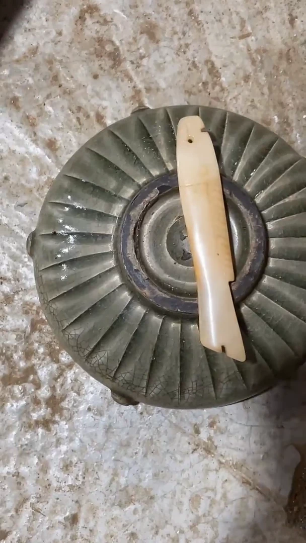 瓷片手工，手绘，陶瓷