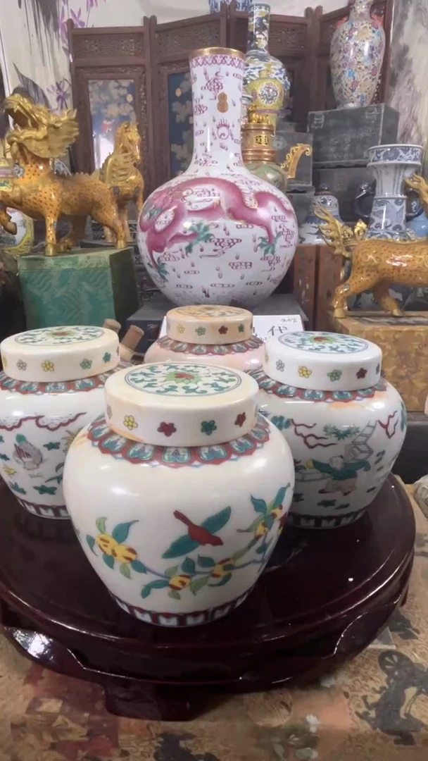 摆件现代陶瓷摆O