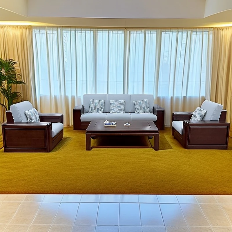 大连华丰家具集团大和系列实木沙发 S1603