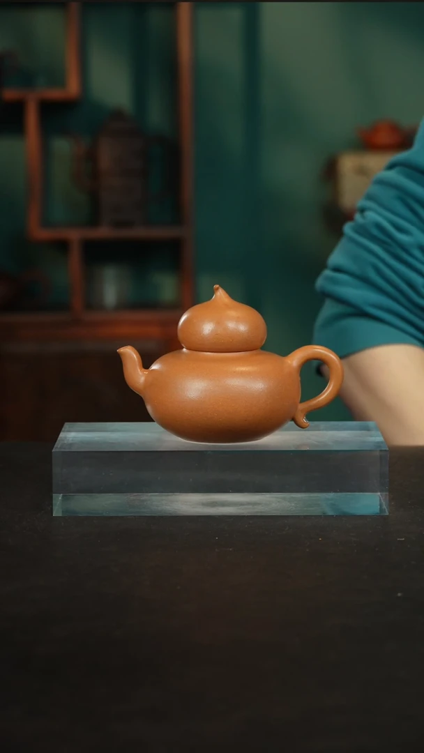 【闪购商品】紫砂茶壶17黄金段葫芦