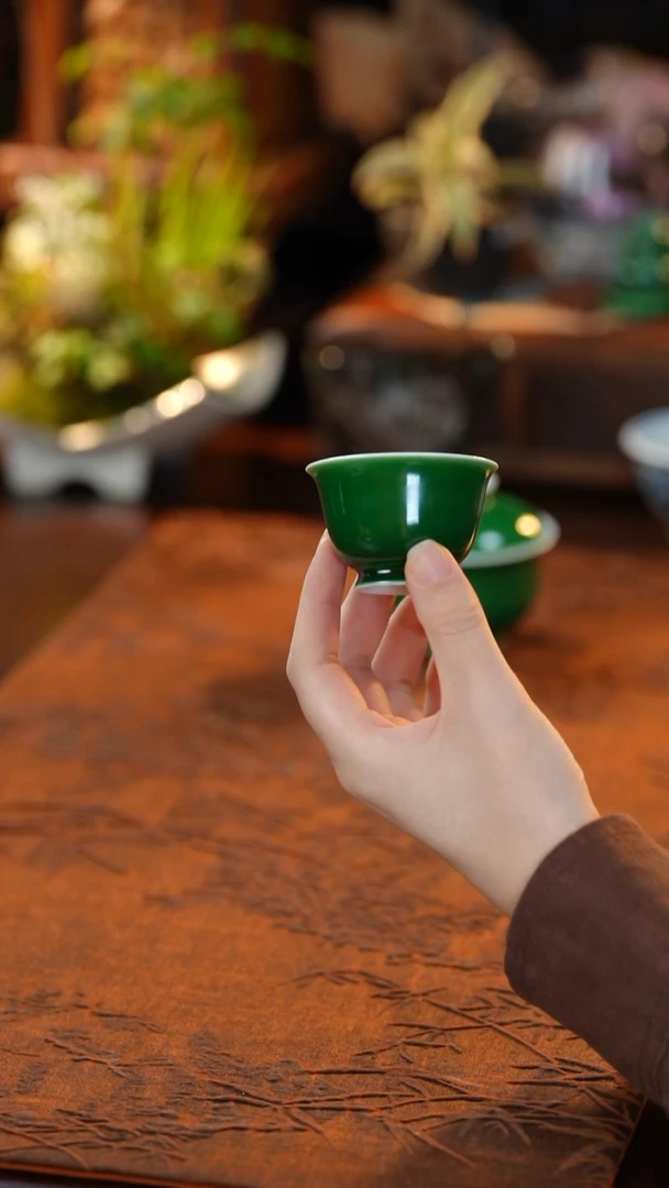 瓷唐里——绿杯