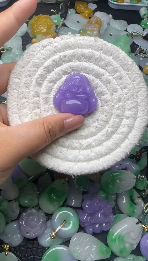 颈饰未镶嵌翡翠缅甸翡翠吊坠