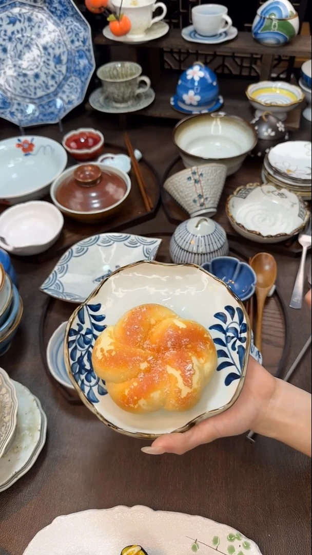 瓷AAAA唐草四维盘