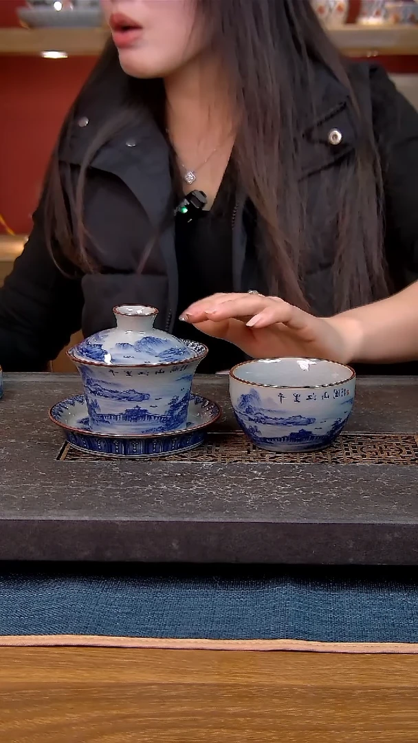 简装家用款2件套 老陶泥开片纹陶瓷茶具