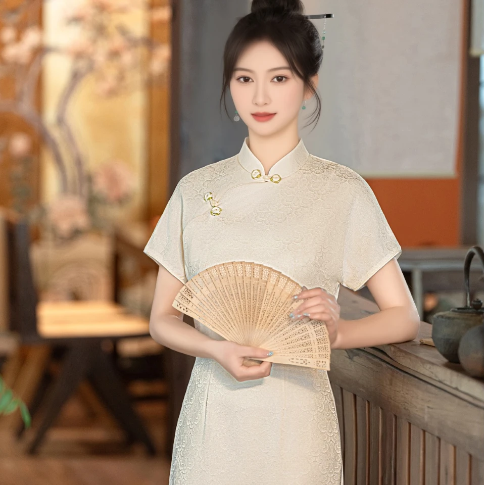 时尚中式旗袍2025新款年轻春款夏季高端日常改良连衣裙气质中国风