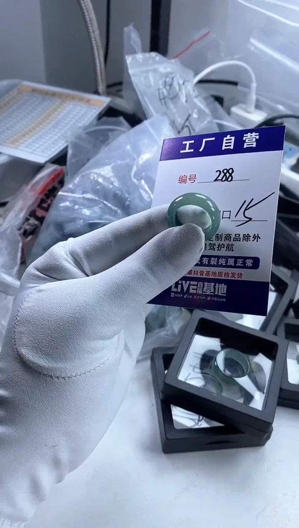 未镶嵌戒圈翡翠288