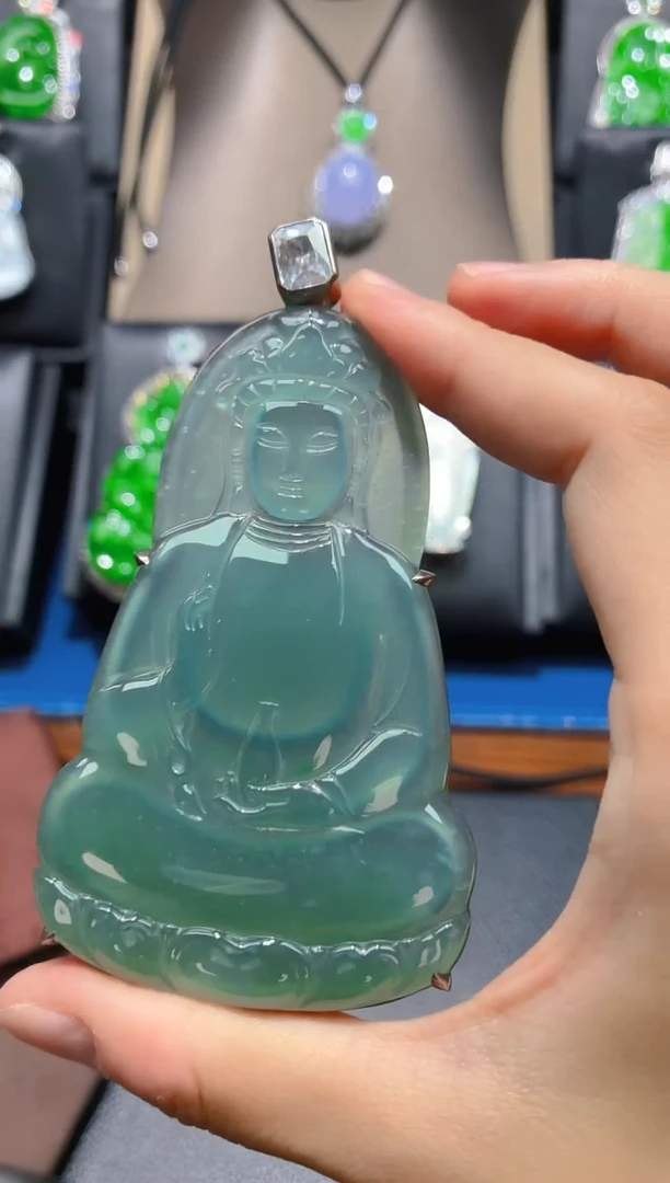 翡翠未镶嵌颈饰天然P05