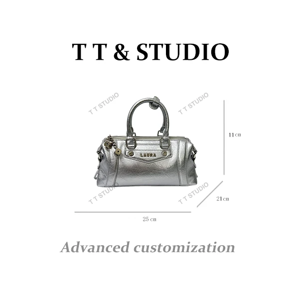 【TT Studio】SD-5602-珍珠银 RAIN.CUN简约腋下斜跨轻奢女包