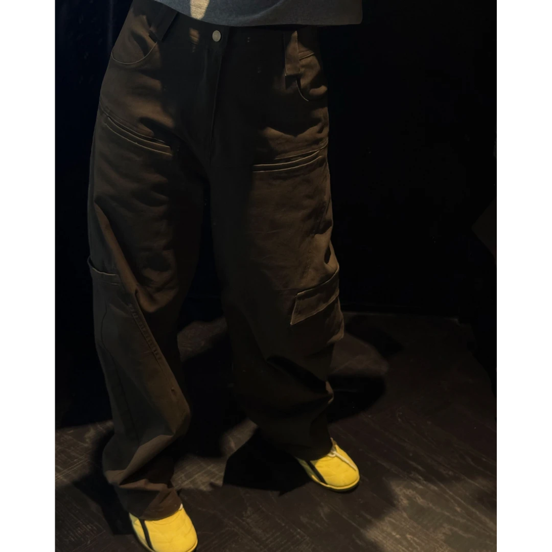 【CHU/2024SSNEW】原创设计《伐木》直筒休闲百搭工装裤2410