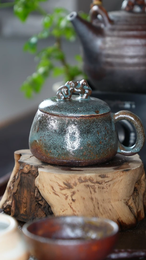 紫砂全手工盖杯盖杯