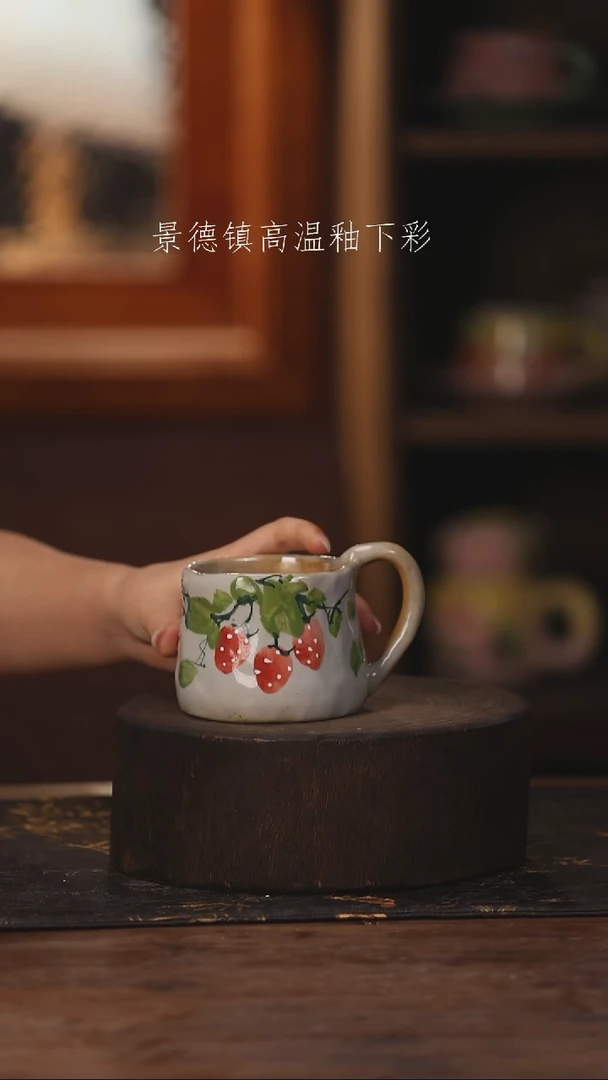 陶瓷景德镇高温釉下手绘陶瓷173