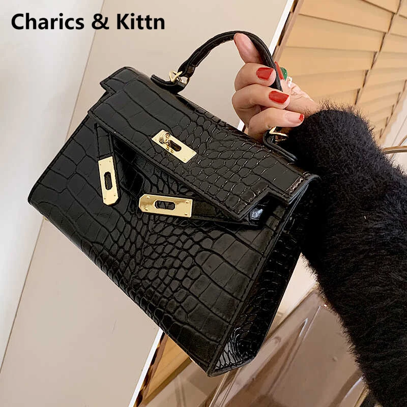Charics&Kittn凯莉包包女2025新款高级感真皮女式手提小众斜挎包