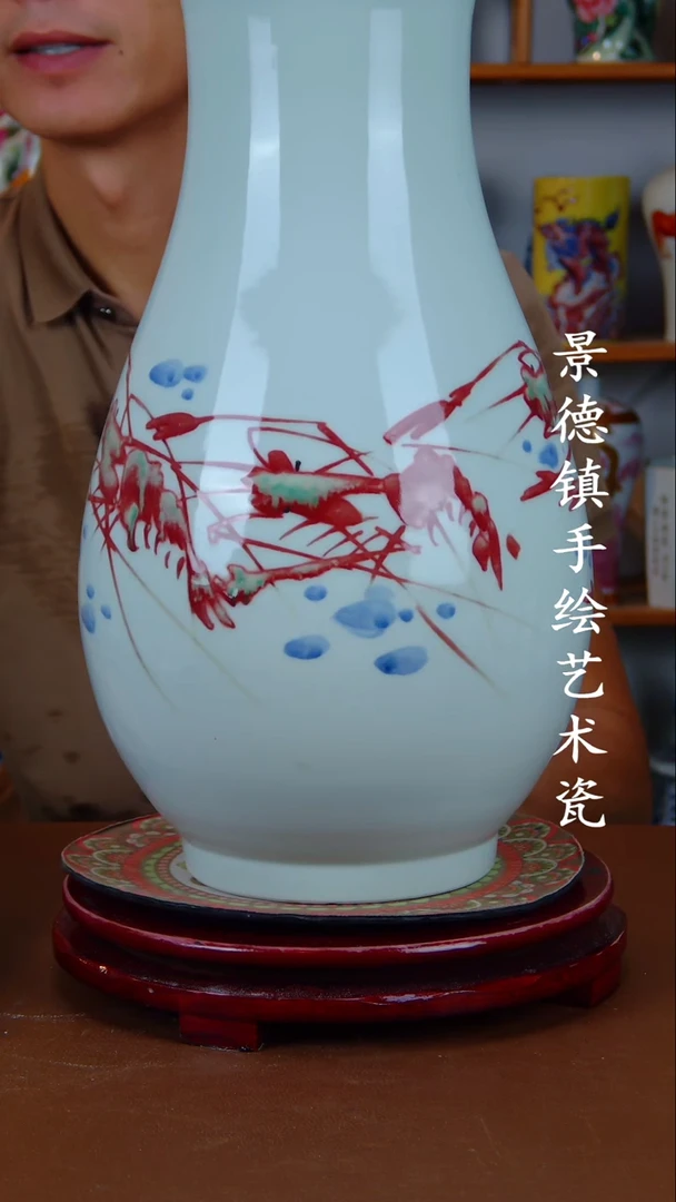 现代景德镇手工手绘陶瓷摆件30