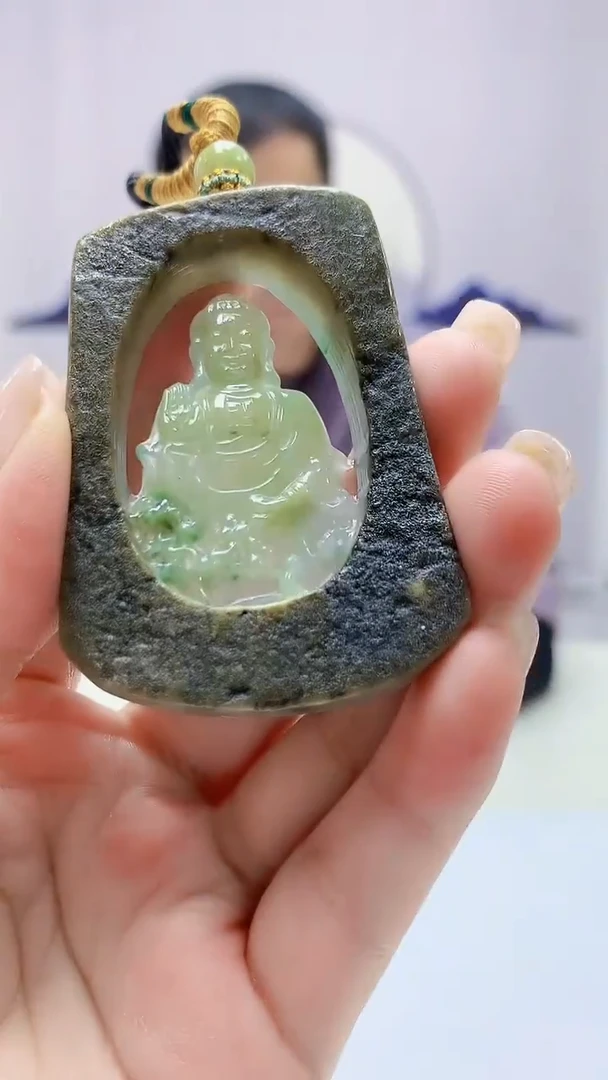 定制翡翠未镶嵌4898ms-毛货27佛