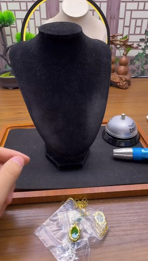 吊坠(赠链)14K金镶嵌和田玉YC22