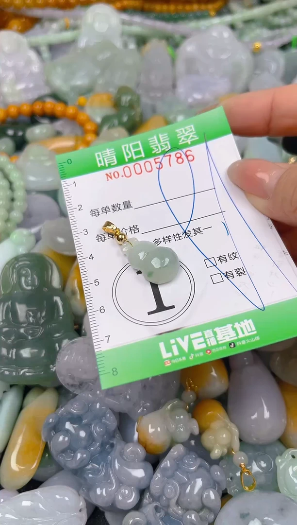 翡翠未镶嵌颈饰闪购0005786