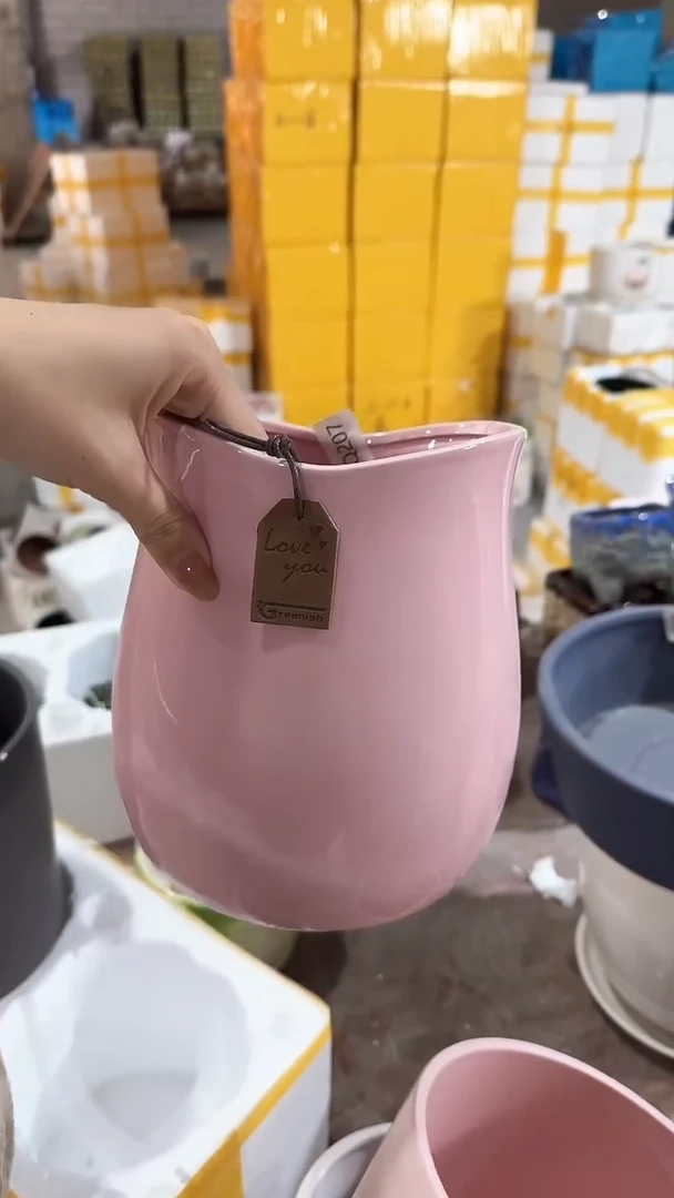 高温陶瓷花盆+E10