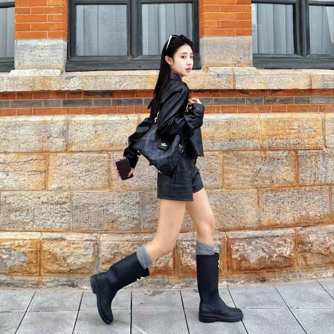 【商场同款】气质百搭 时尚套穿 高筒靴-4