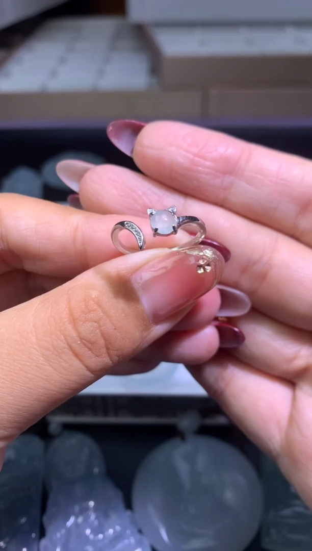 【闪购商品】翡翠颈饰银S925镶嵌净货