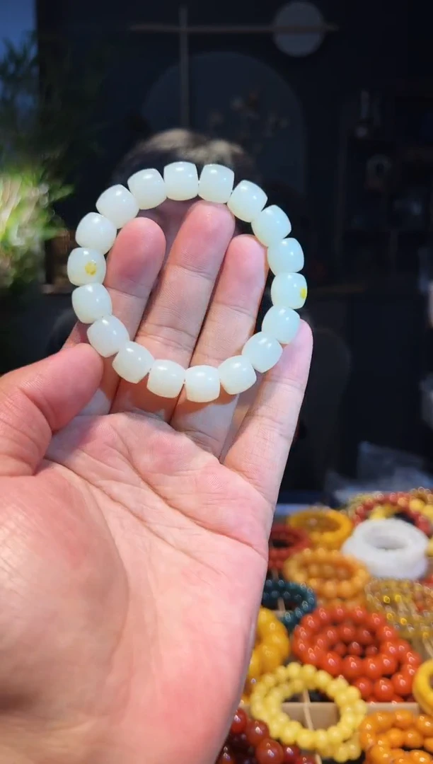 手串未镶嵌和田玉12+直切