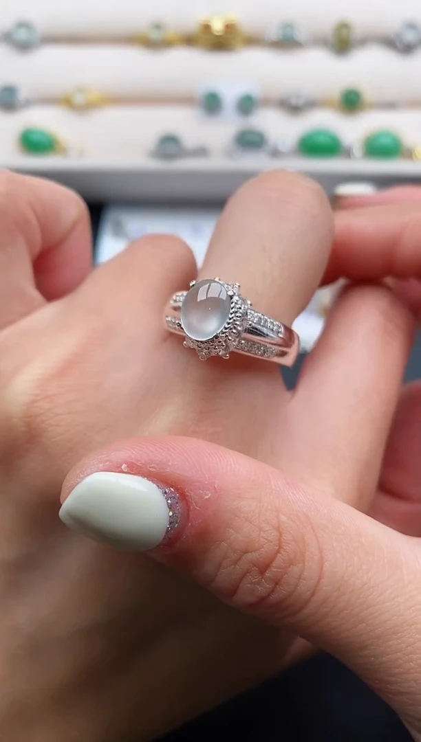 未镶嵌戒指翡翠444444+1