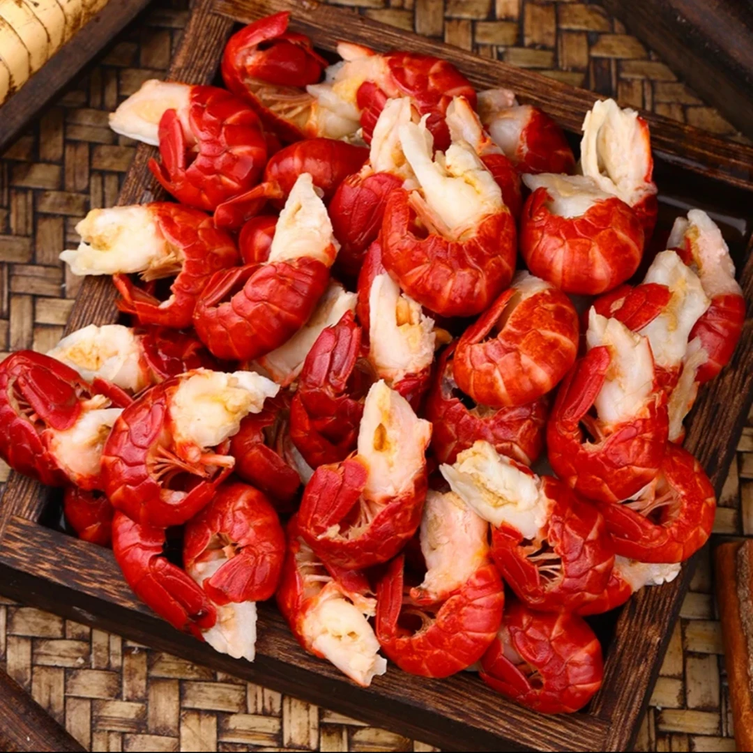 5包龙虾尾 每包70只-100只 新鲜带头黄头肉虾尾 当天现剥产地直发