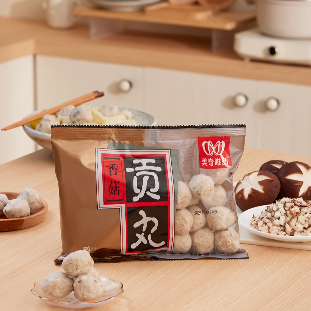 美奇唯新香菇贡丸丸子大包装火锅麻辣烫潮汕关东煮食材火锅丸子
