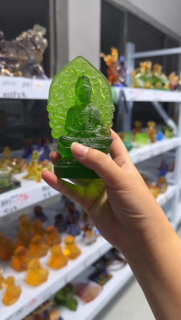 手工艺品琉璃古法琉璃 全品 观音