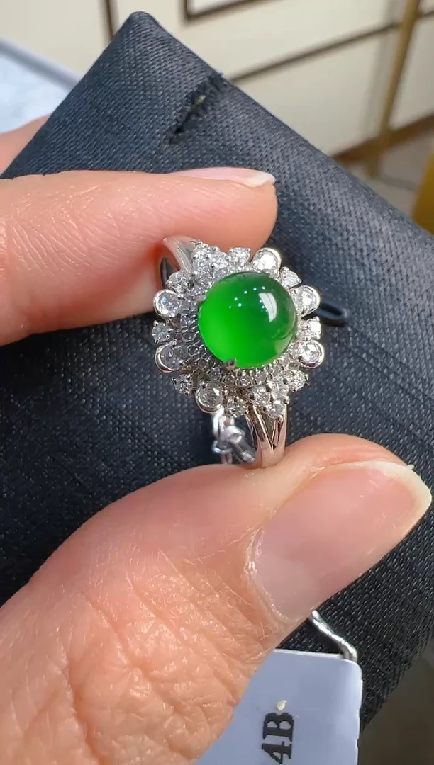 【闪购商品】翡翠戒指18K金镶嵌多样性团购发一件