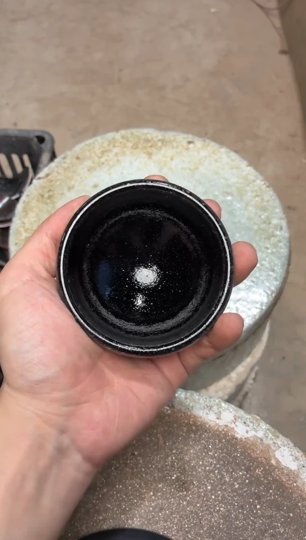 茶盏真柴烧建盏换点柴火